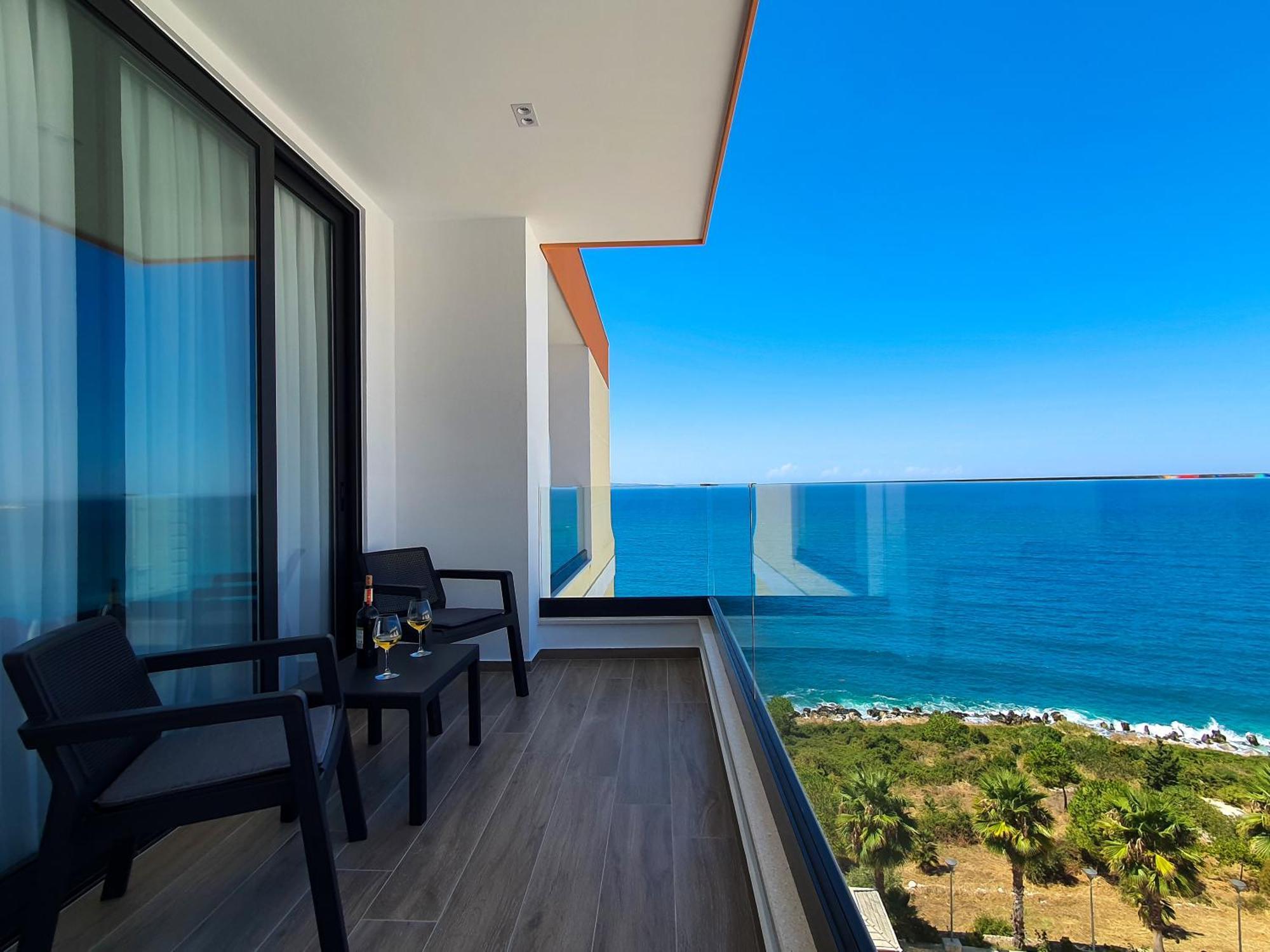 Lookout Apartments Saranda Dış mekan fotoğraf